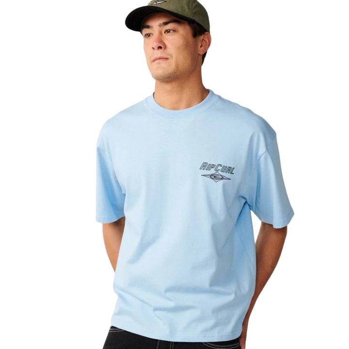 Rip Curl Heritage Icon Tee Blue Bell