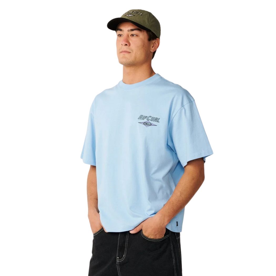 Rip Curl Heritage Icon Tee Blue Bell