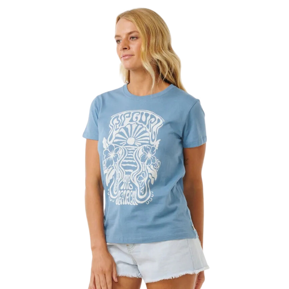 Rip Curl High Tide Psychic Tee Dusty Blue 