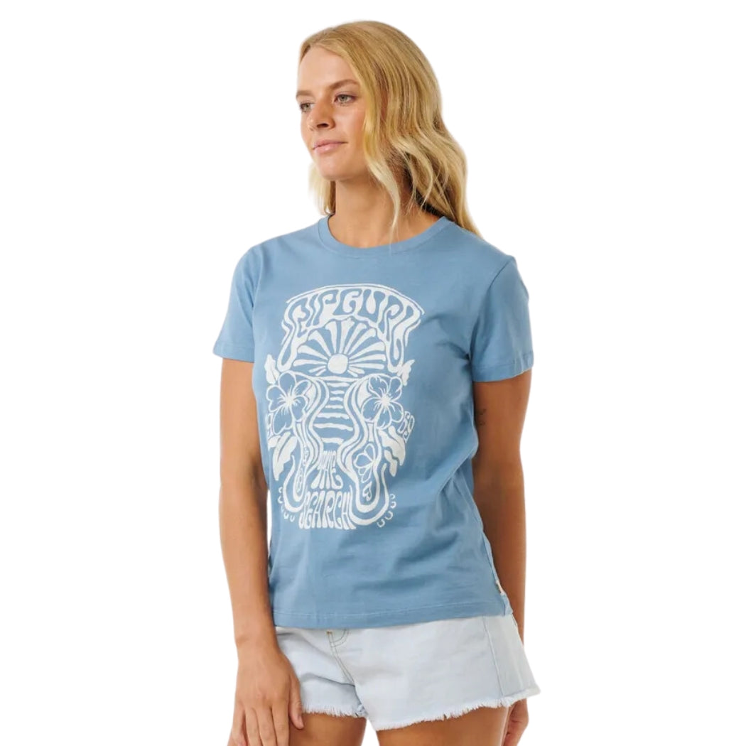 Rip Curl High Tide Psychic Tee Dusty Blue 
