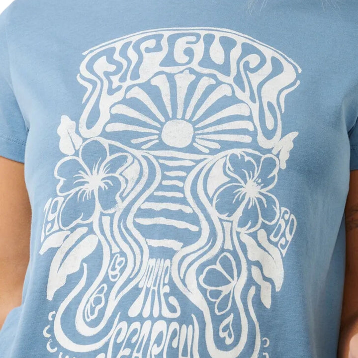 Rip Curl High Tide Psychic Tee Dusty Blue 
