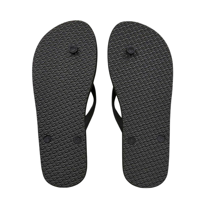 Rip Curl Icons Bloom Open Toe Thongs Black White