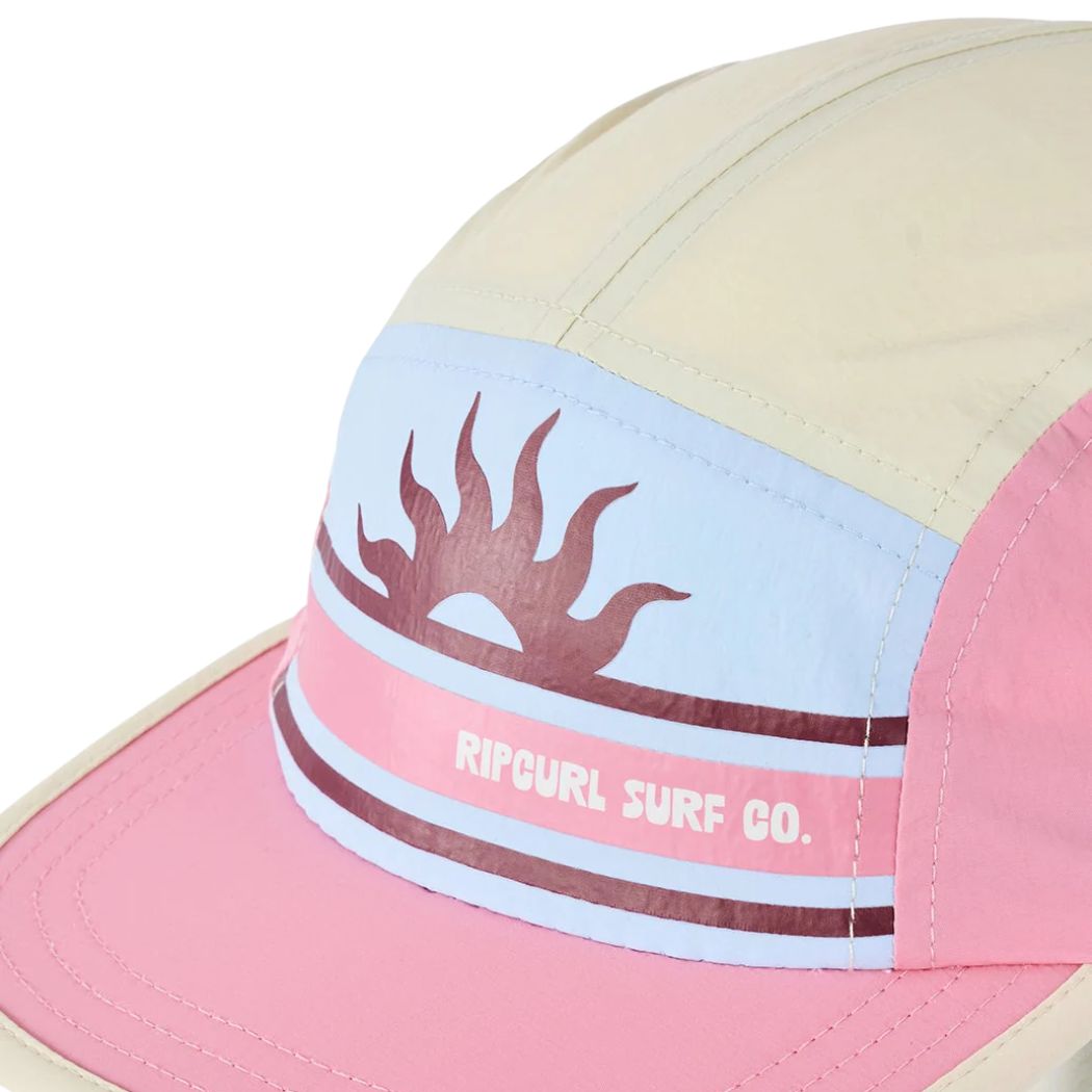 Rip Curl Girl Island Days UPF Beach Hat Natural Pink