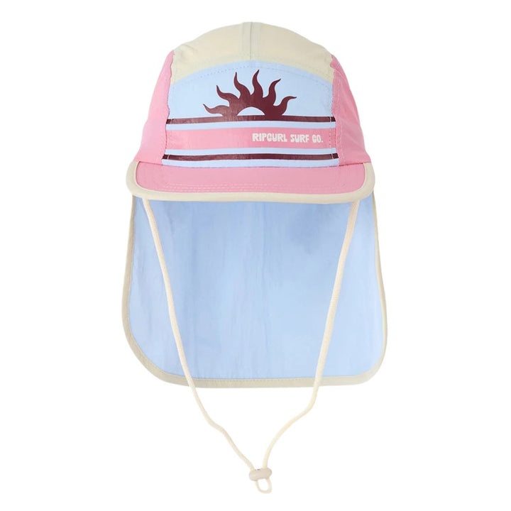 Rip Curl Girl Island Days UPF Beach Hat Natural Pink