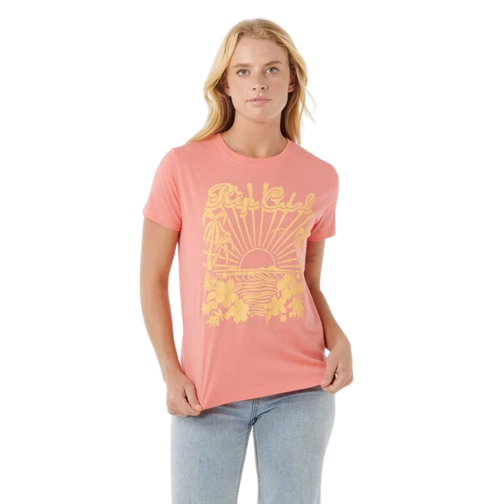 Rip Curl Keepsakes Standard Tee Washed Watermelon