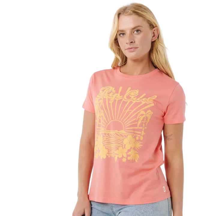 Rip Curl Keepsakes Standard Tee Washed Watermelon