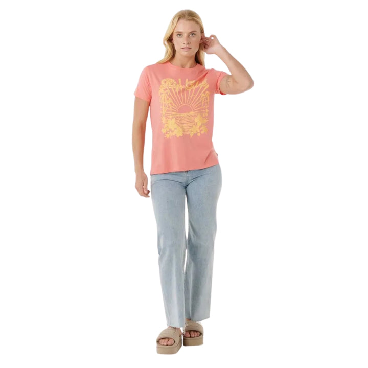 Rip Curl Keepsakes Standard Tee Washed Watermelon