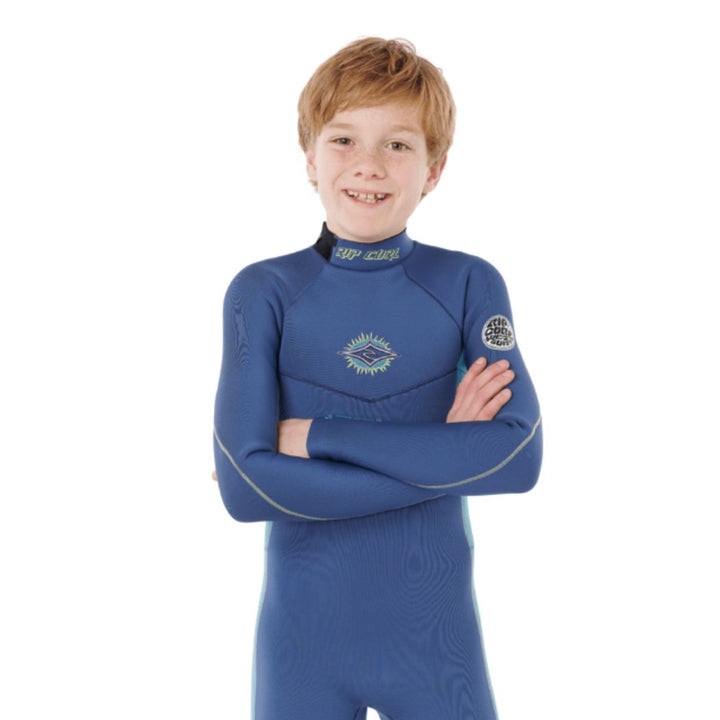 Rip Curl Kids Dawn Patrol BZ LS Springsuit Light Navy
