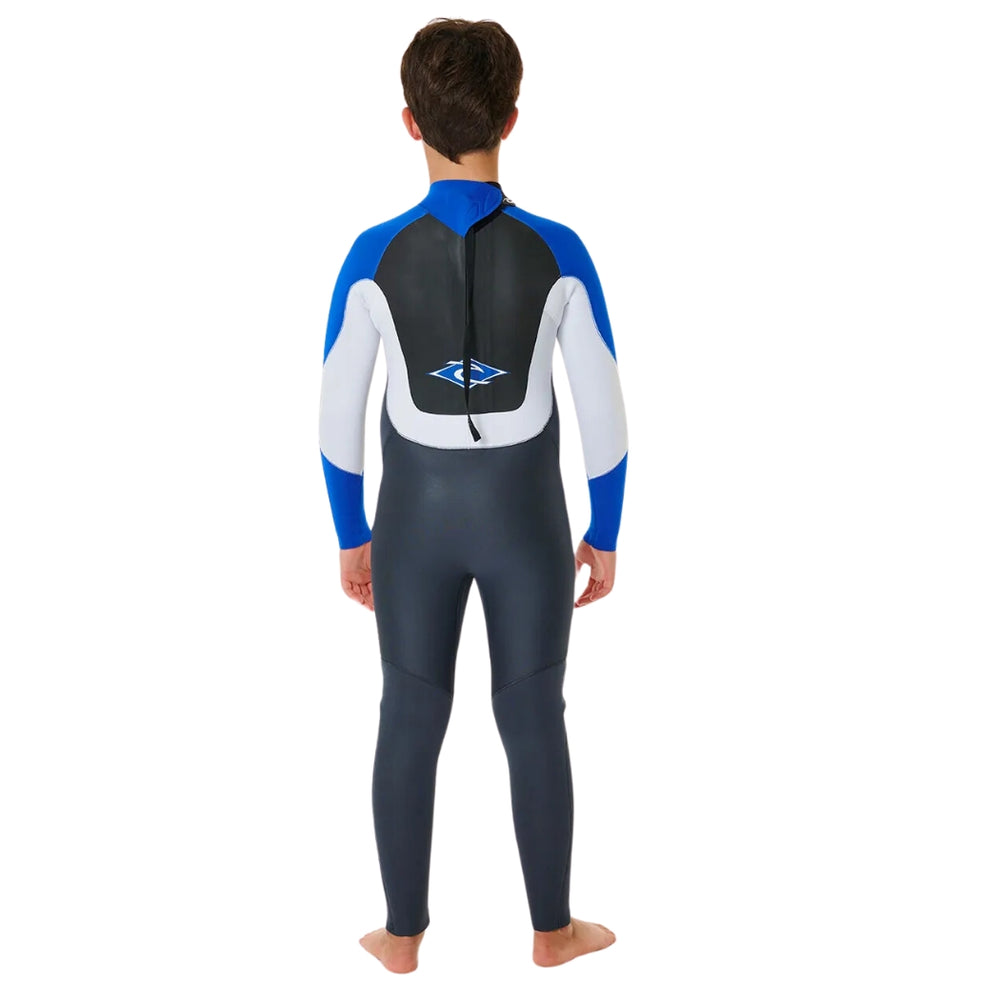 Rip Curl Kids Omega 3 2 Back Zip Steamer Blue