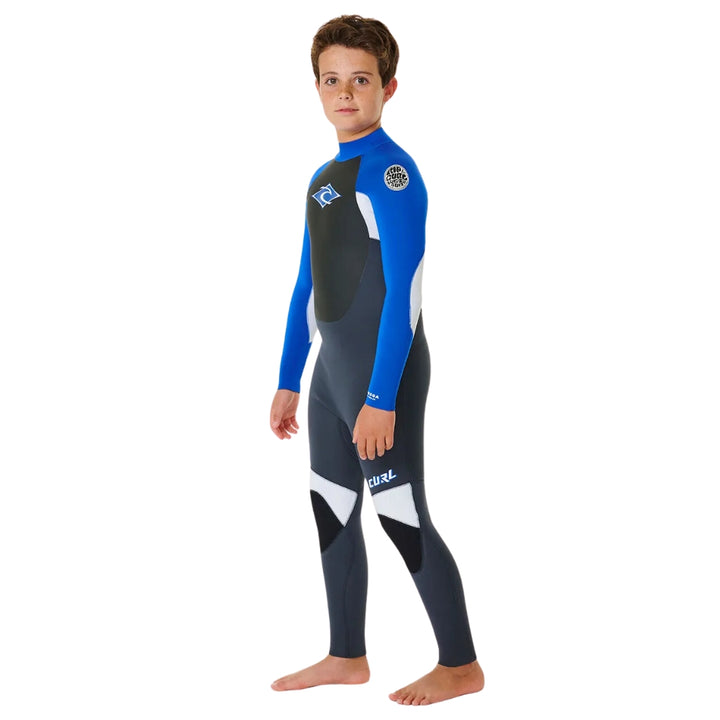 Rip Curl Kids Omega 3 2 Back Zip Steamer Blue