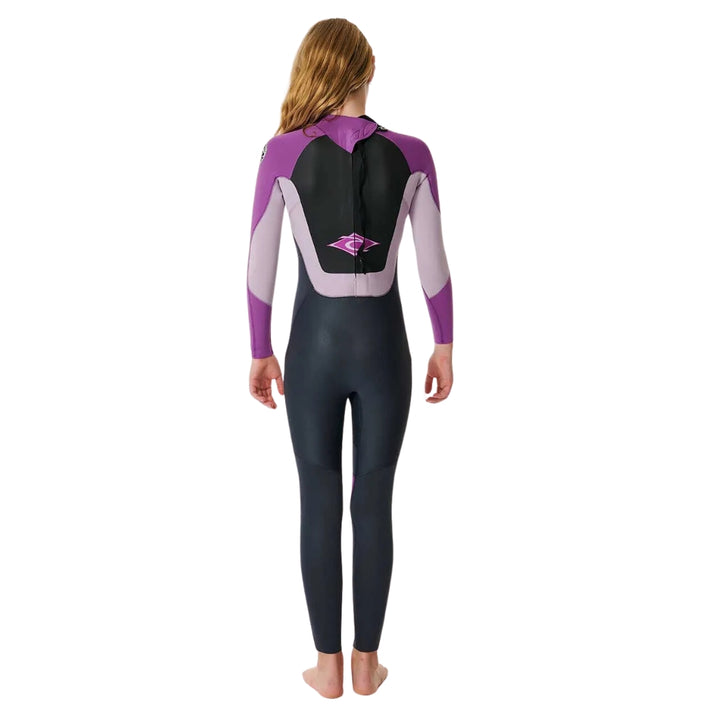 Rip Curl Kids Omega 3 2 Back Zip Steamer Purple