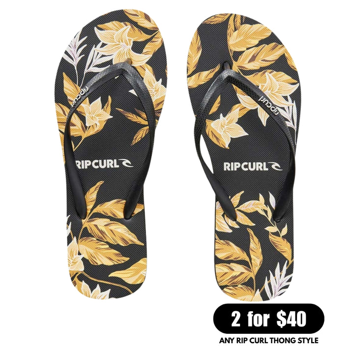 Rip Curl La Isla Bloom Open Toe Black