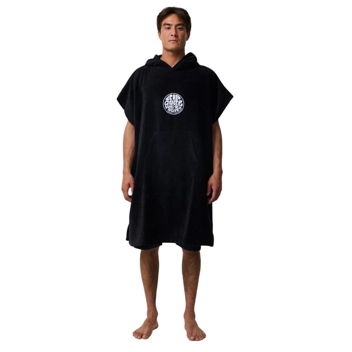 Rip Curl Logo Hooded Towel Black