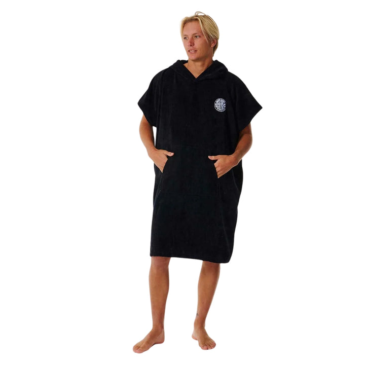 Rip Curl Logo Hooded Towel Black