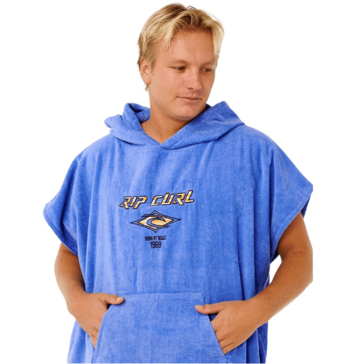Rip Curl Logo Hooded Towel Blue Haze