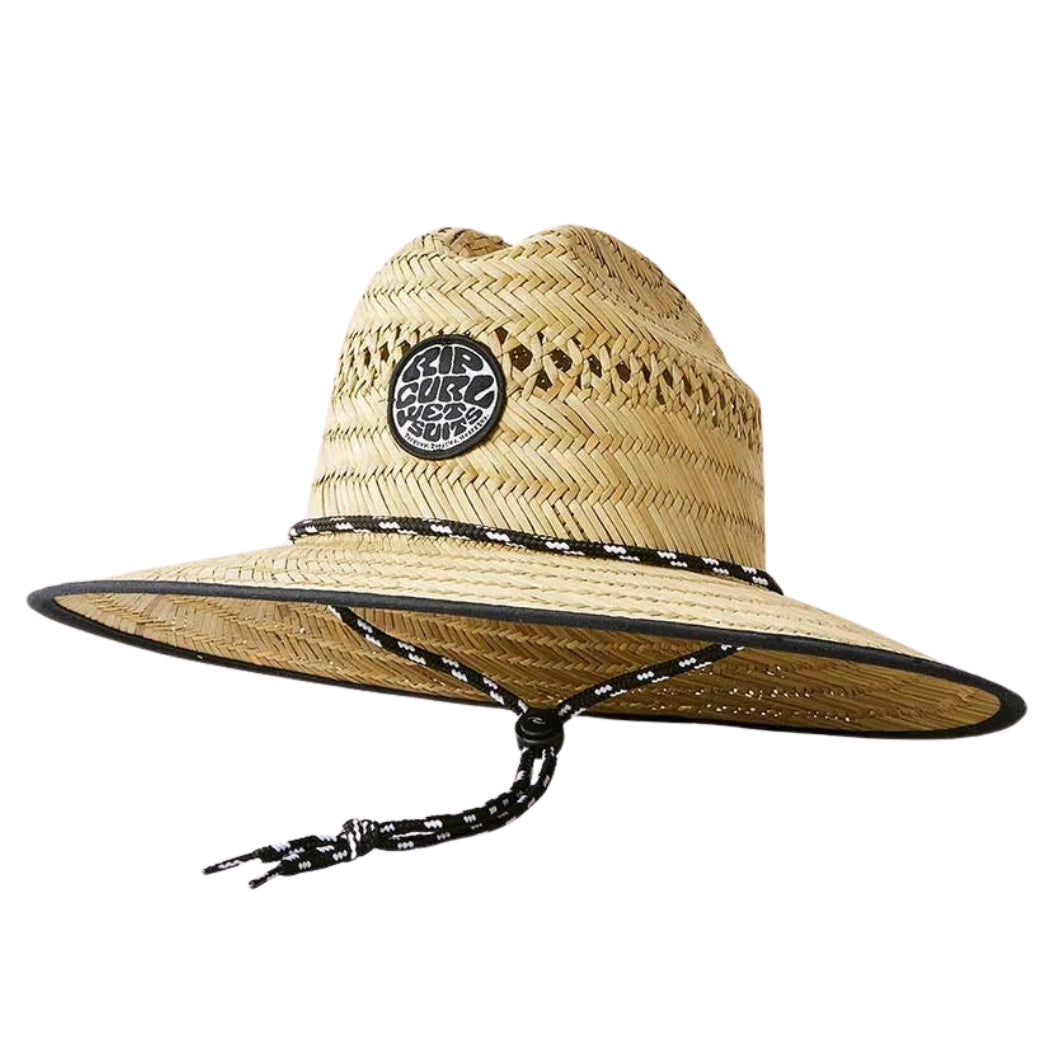 Rip Curl Logo Straw Hat Boy Natural
