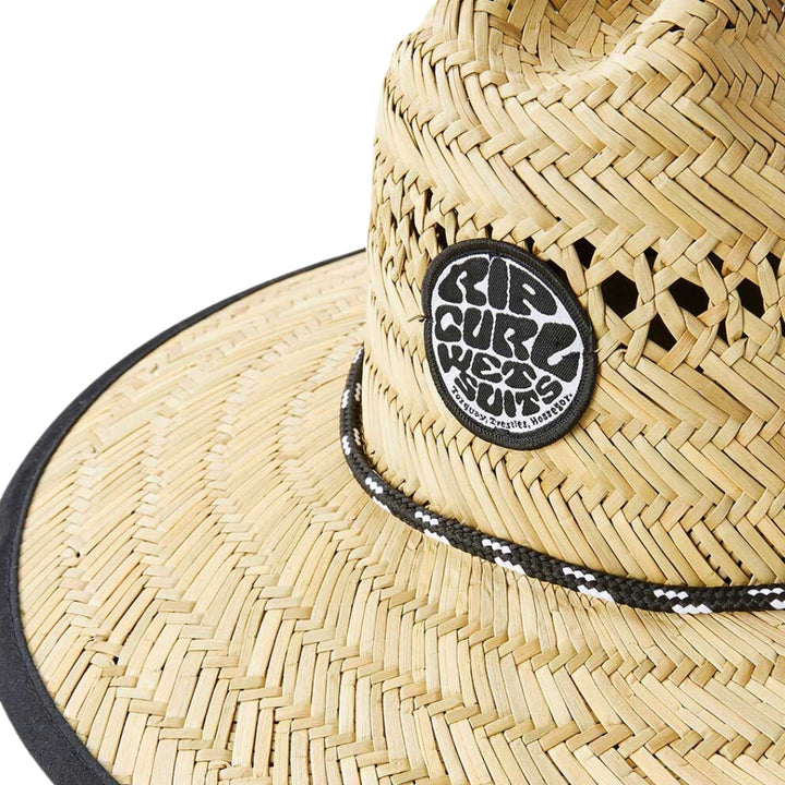 Rip Curl Logo Straw Hat Boy Natural