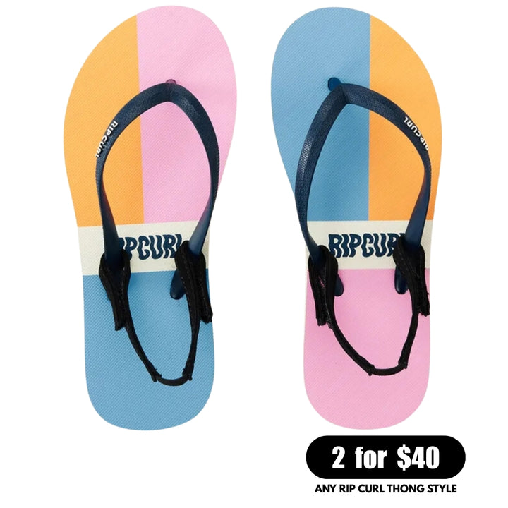 Rip Curl Mixed Bloom Open Toe Girl Light Pink