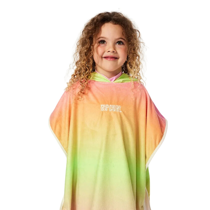 Rip Curl Mixed Hooded Towel Girl Bright Orange