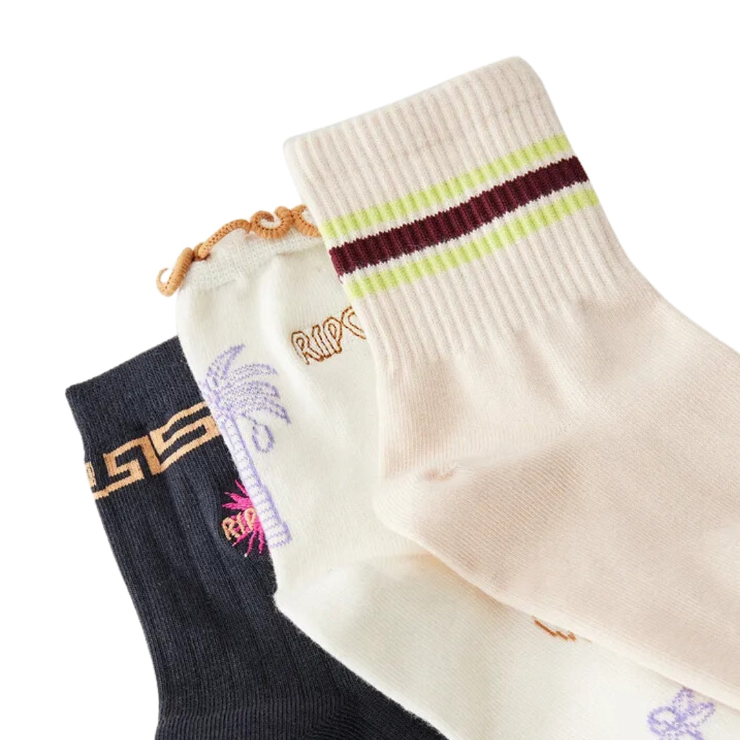 Rip Curl Mixed Sock 3pk Multico