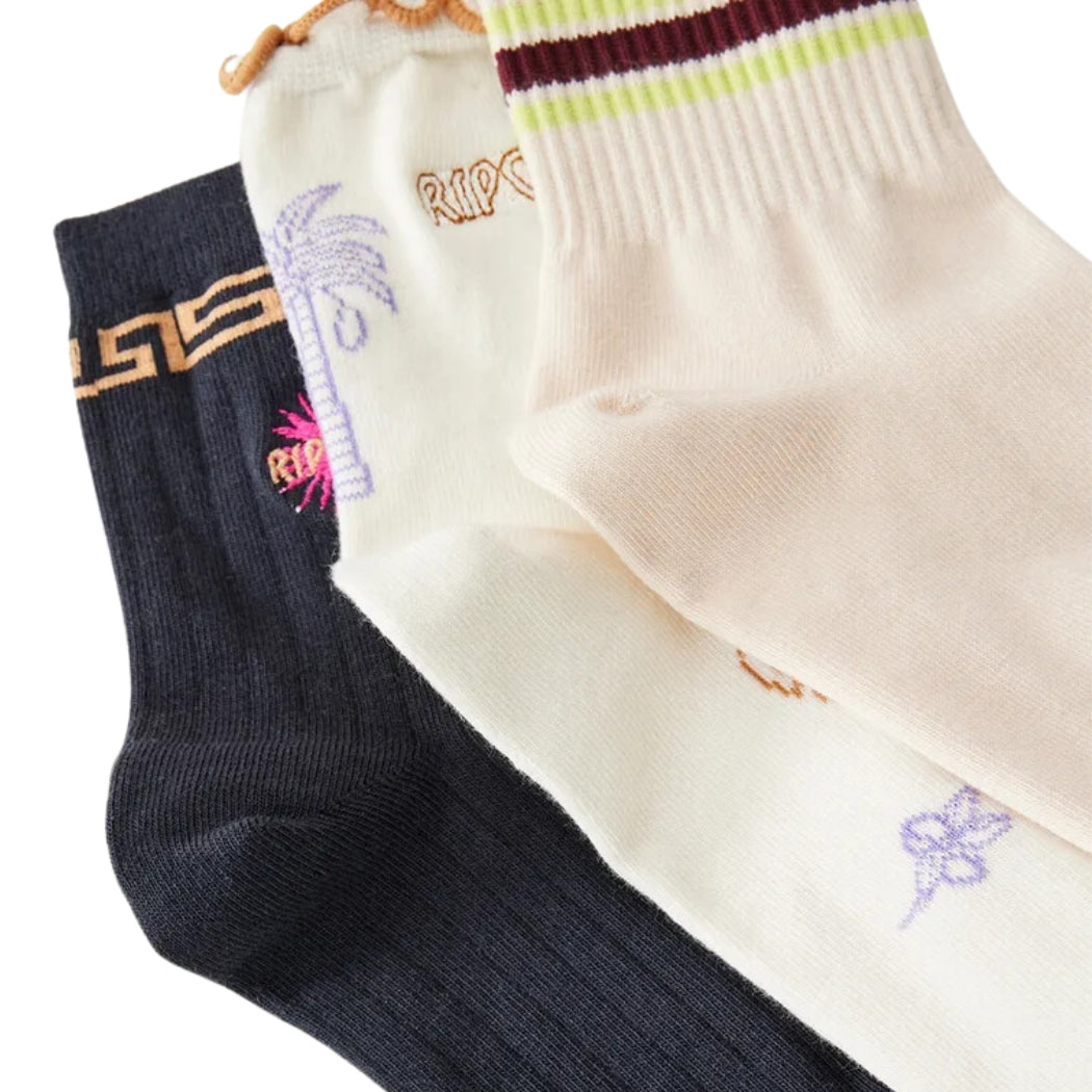 Rip Curl Mixed Sock 3pk Multico