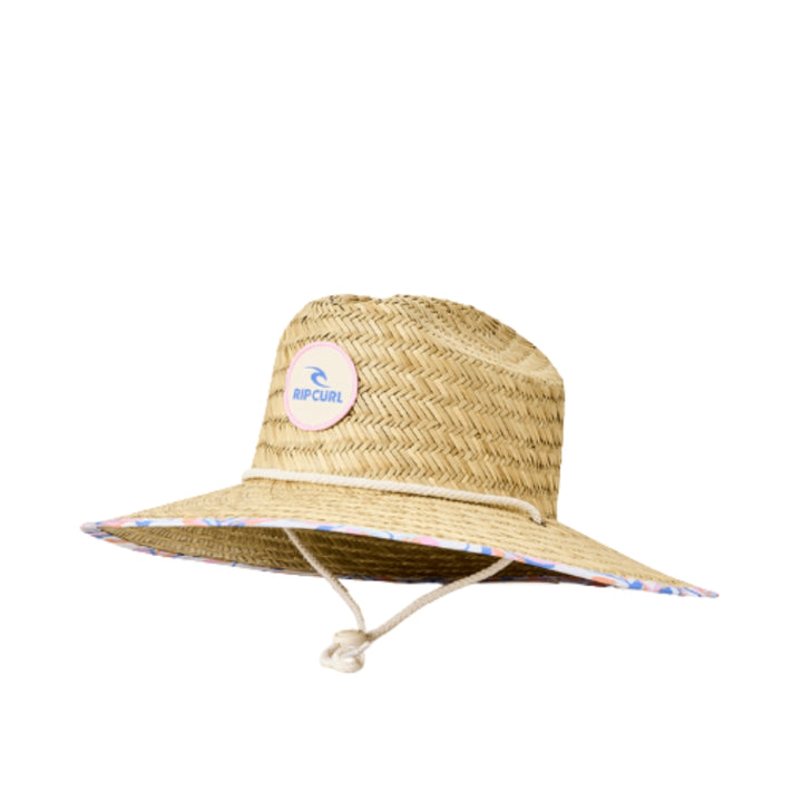 Rip Curl Mixed Straw Sun Hat Girl Sky Blue