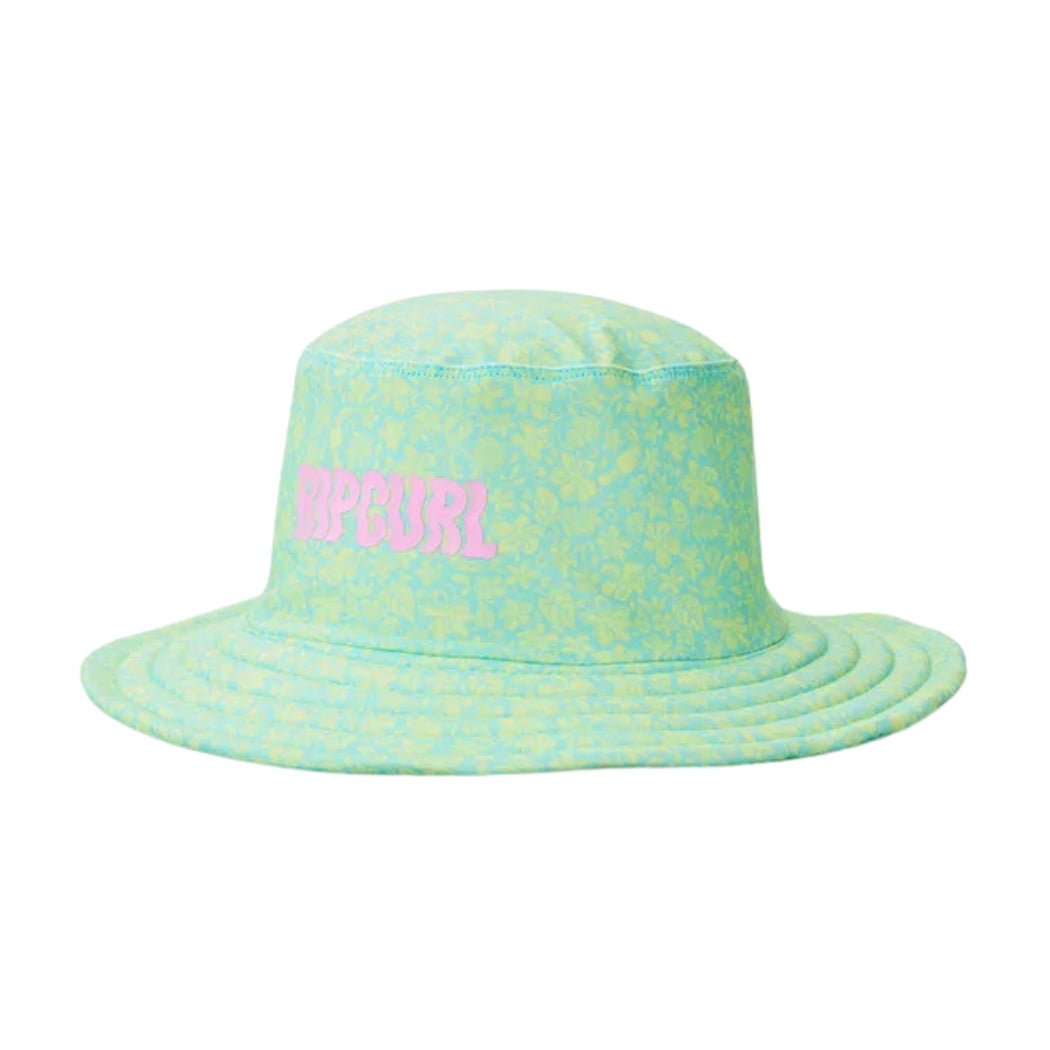 Rip Curl Mixed Swim UPF Bucket Hat Girl Light Green