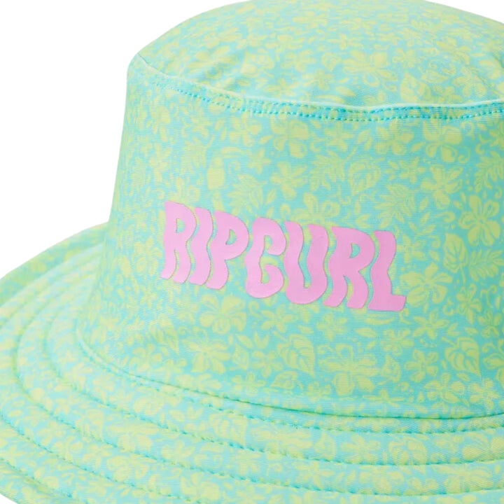 Rip Curl Mixed Swim UPF Bucket Hat Girl Light Green