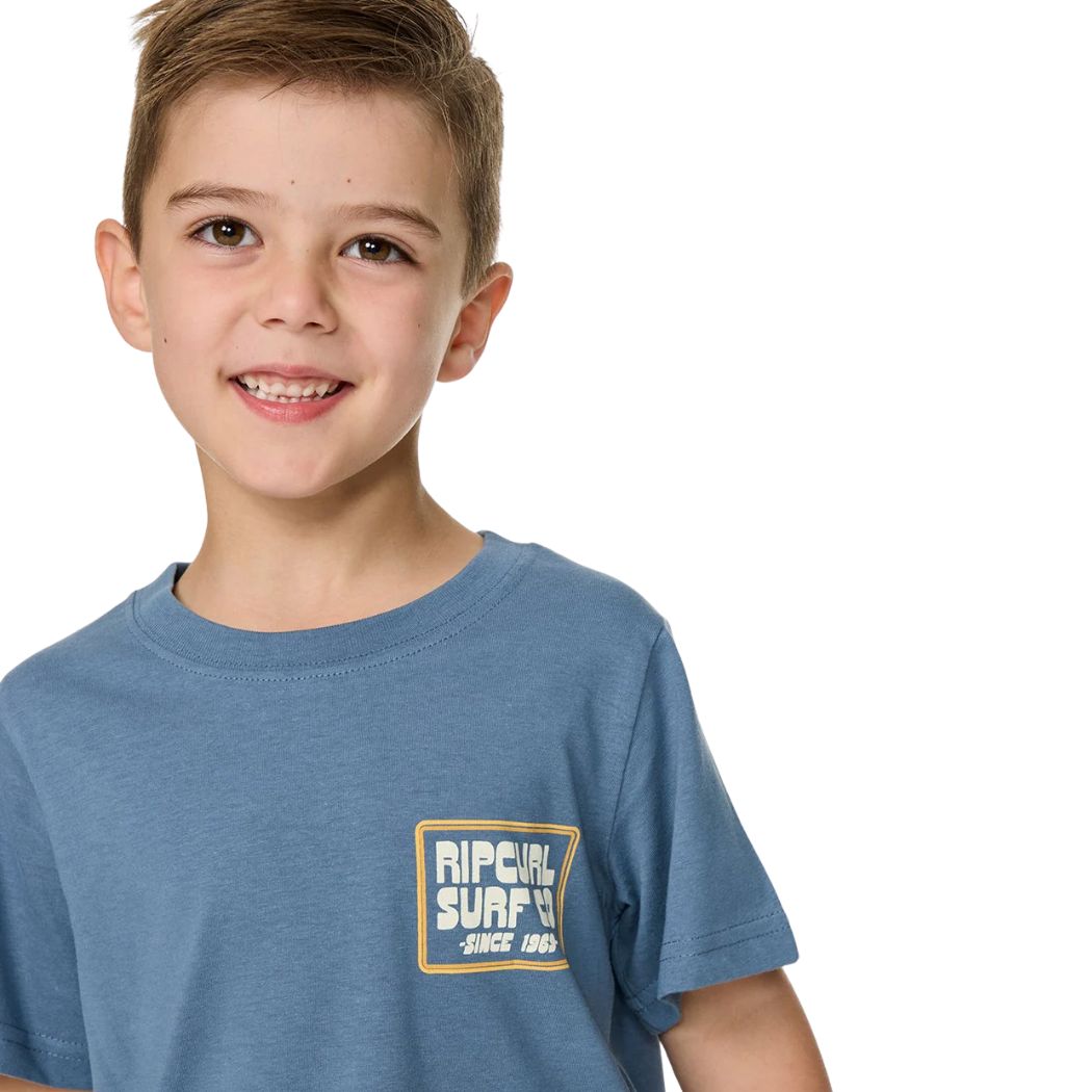 Rip Curl Pacific Rinse Sunrise Tee Boy Bluefin