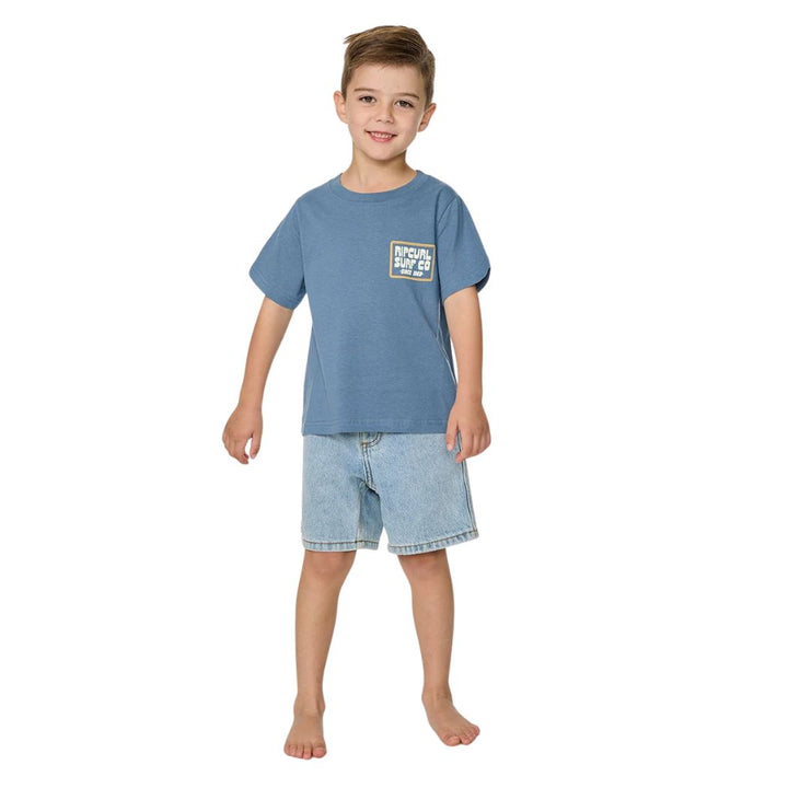 Rip Curl Pacific Rinse Sunrise Tee Boy Bluefin