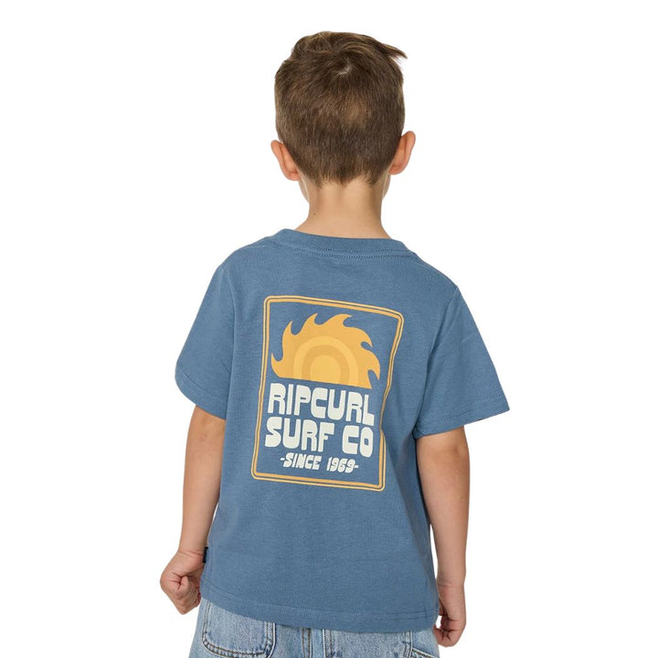 Rip Curl Pacific Rinse Sunrise Tee Boy Bluefin