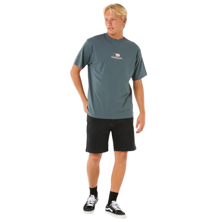 Rip Curl Pill Icon Tee Pine Night