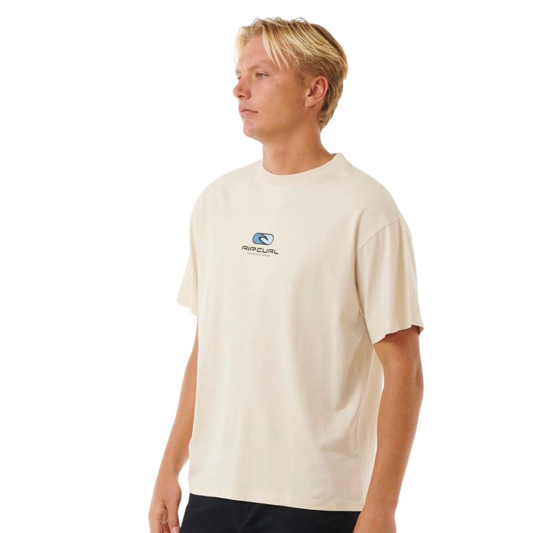 Rip Curl Pill Icon Tee Vintage White