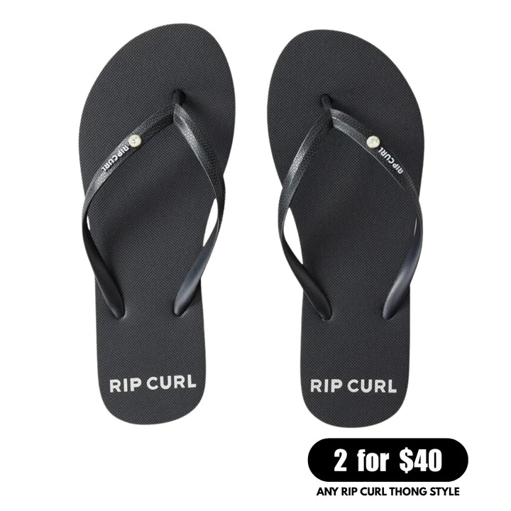 Rip Curl Premium Surf Bloom Open Toe Black