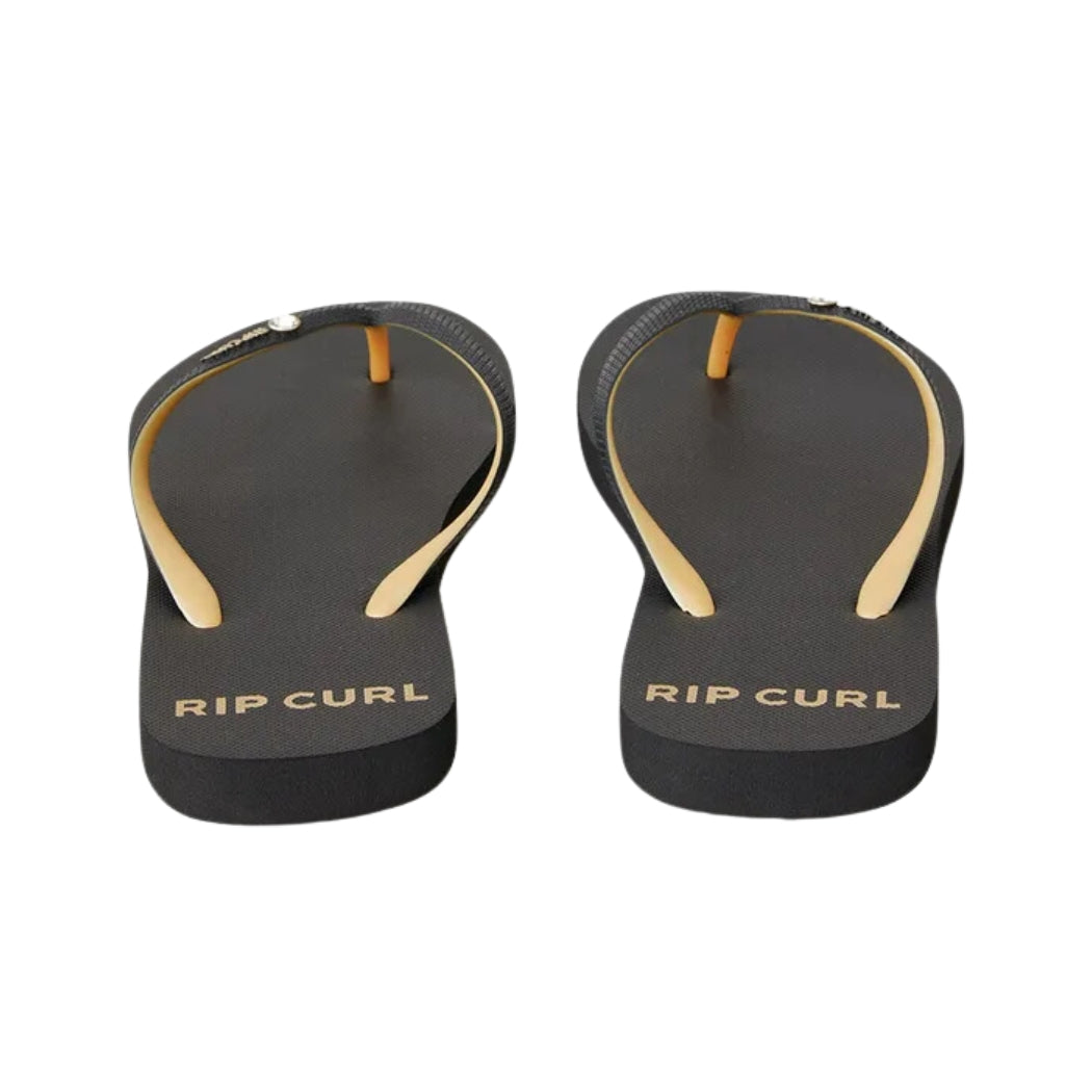 Rip Curl Premium Surf Bloom Open Toe Black Gold   