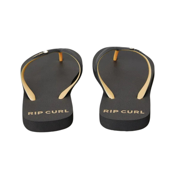 Rip Curl Premium Surf Bloom Open Toe Black Gold   