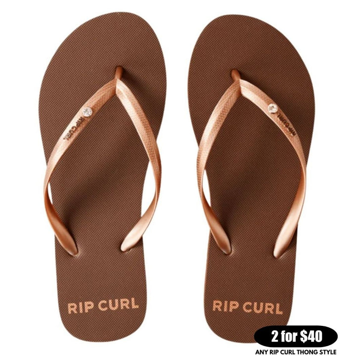 Rip Curl Premium Surf Bloom Open Toe Brown