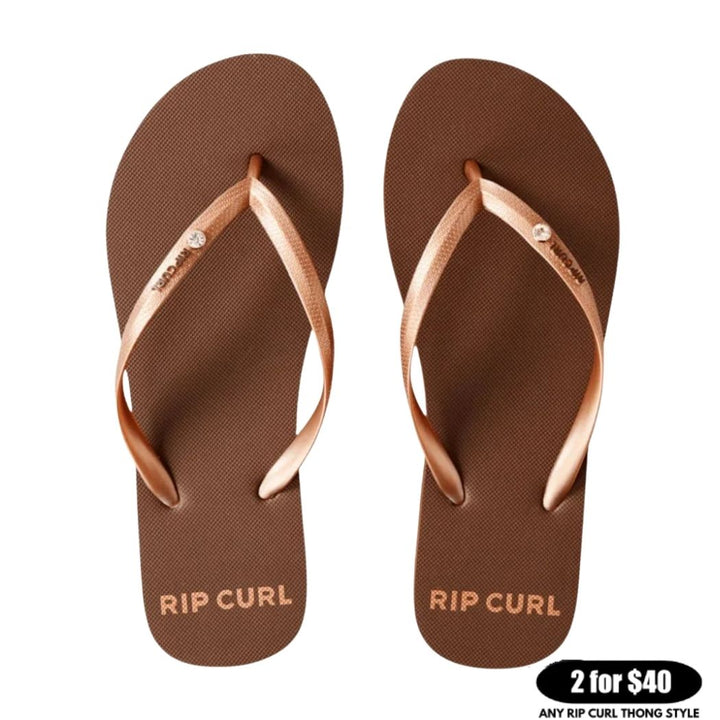 Rip Curl Premium Surf Bloom Open Toe Brown