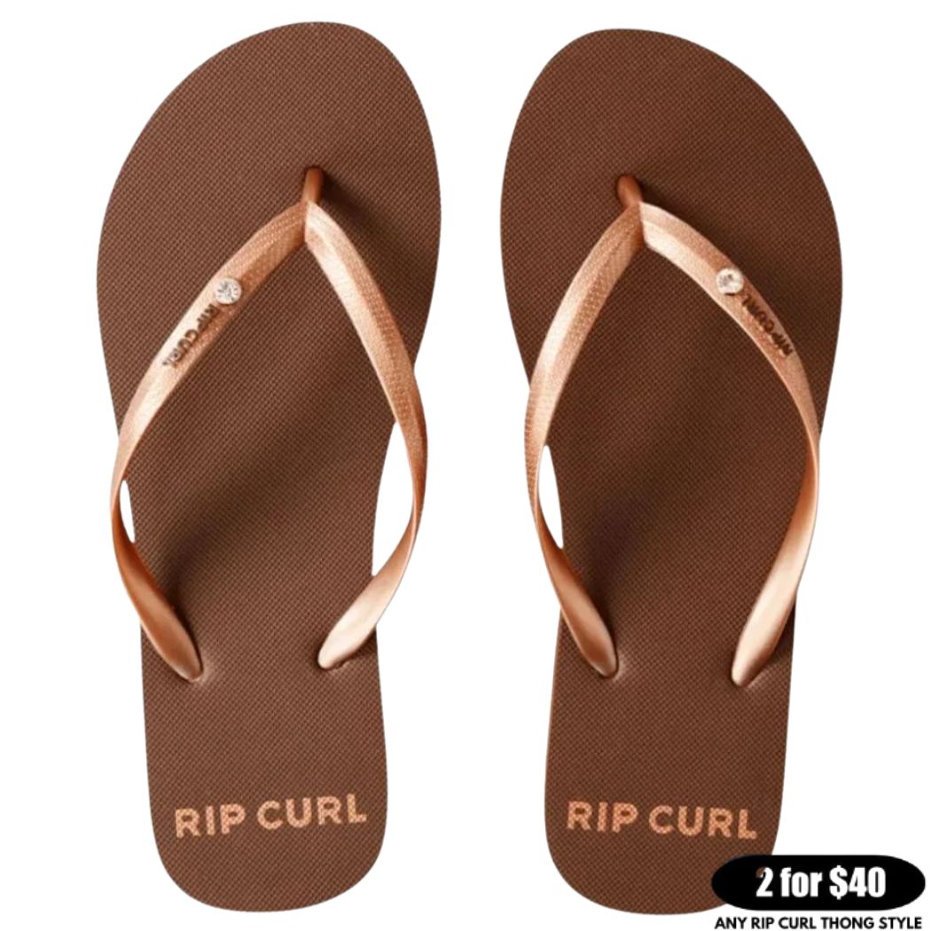 Rip Curl Premium Surf Bloom Open Toe Brown