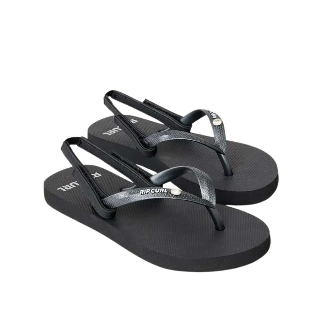 Rip Curl Premium Surf Bloom Open Toe Girl Black
