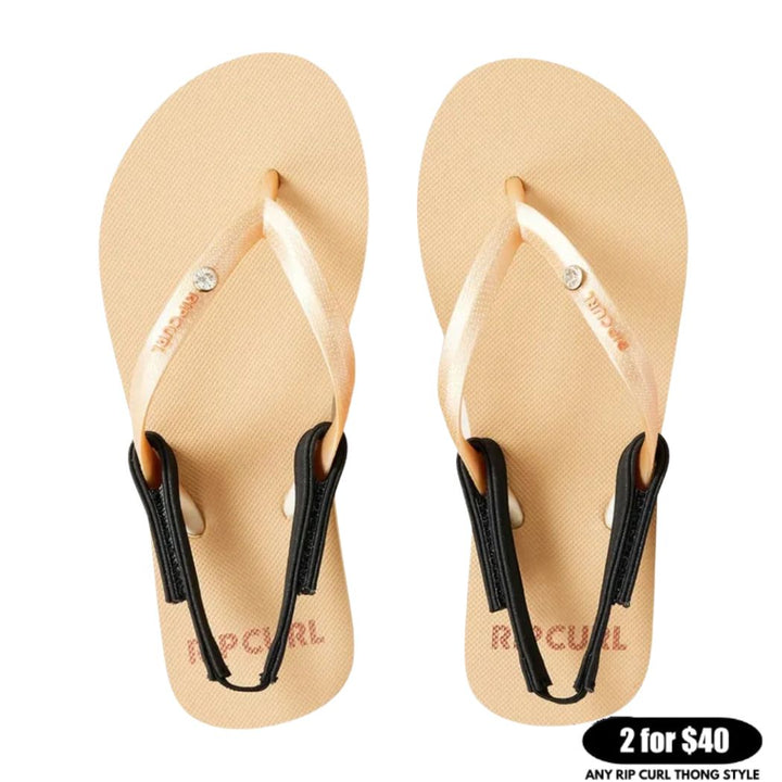 Rip Curl Premium Surf Bloom Open Toe Girl Gold