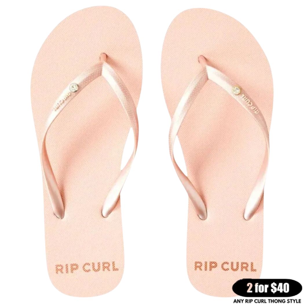 Rip Curl Premium Surf Bloom Open Toe Rose Gold