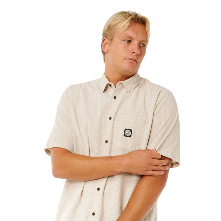 Rip Curl Premium Surf Check Shirt Bone