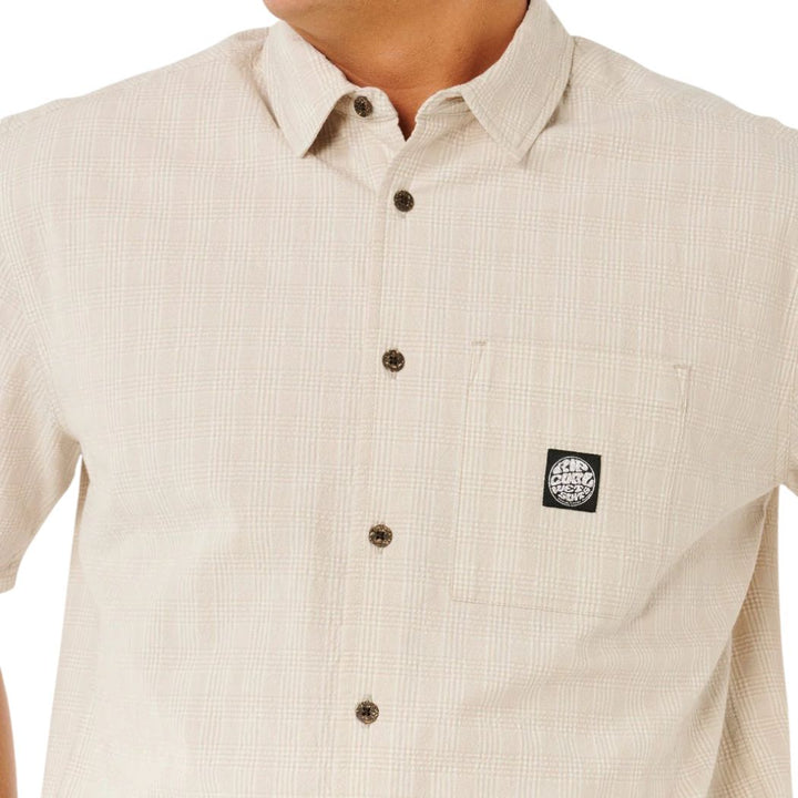 Rip Curl Premium Surf Check Shirt Bone