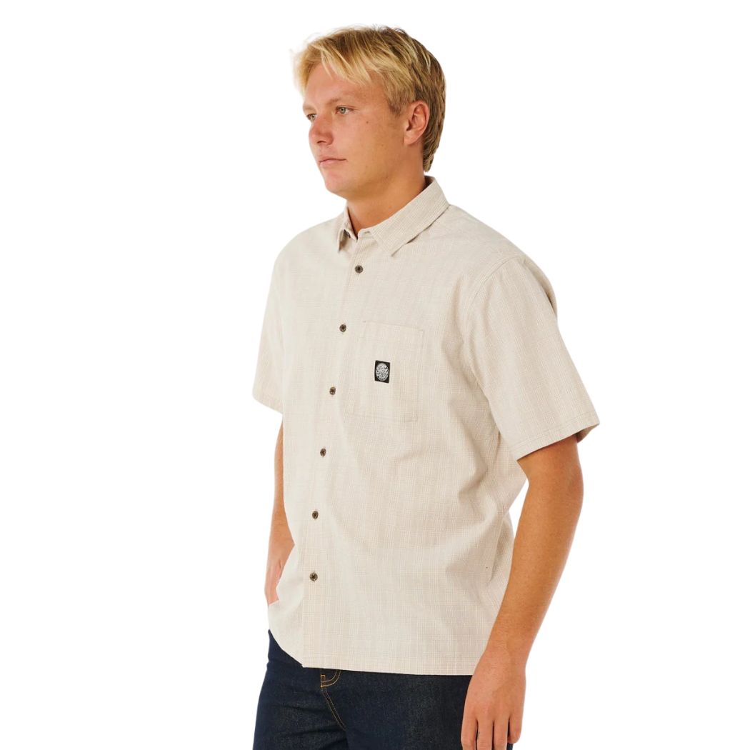 Rip Curl Premium Surf Check Shirt Bone