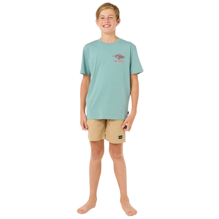 Rip Curl Raw Energy Dolphin Tee Blue Lagoon