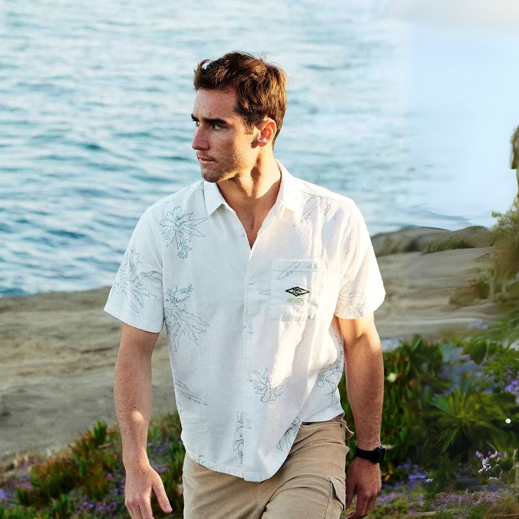 Rip Curl Raw Energy Short Sleeve Shirt Bone
