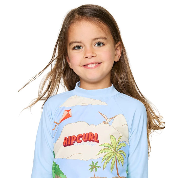 Rip Curl Girl Road Trip Two Piece Set Sky Blue