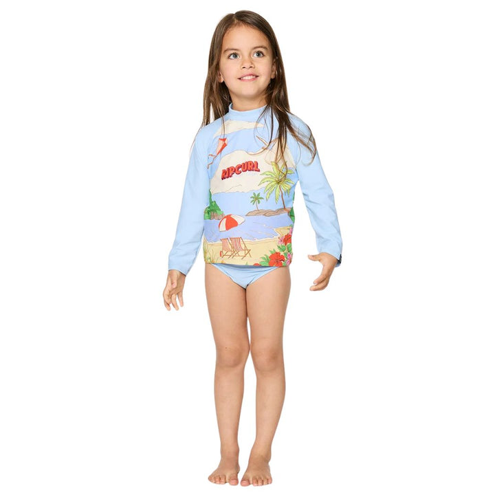 Rip Curl Girl Road Trip Two Piece Set Sky Blue