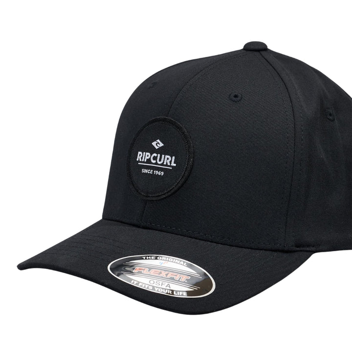 Rip Curl Routine Flexfit Cap Black Marle